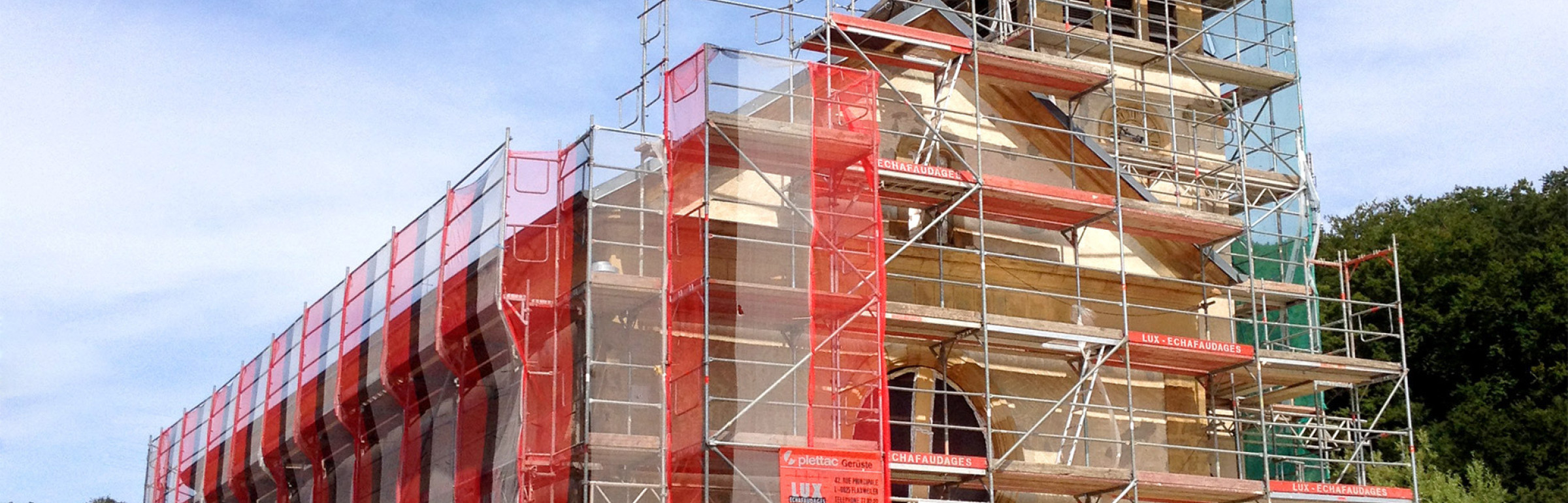 Banner Lux-Echafaudages Sàrl