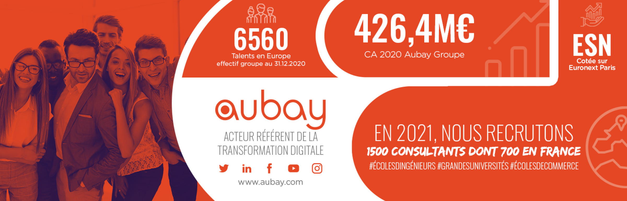 Banner Aubay Luxembourg