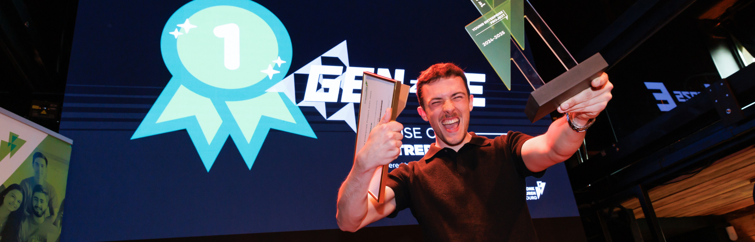 Banner Jonk Entrepreneuren Luxembourg