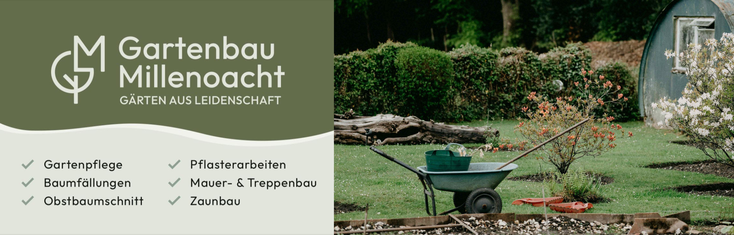 Banner Gärtnerei-/ Gartenbau Millenoacht