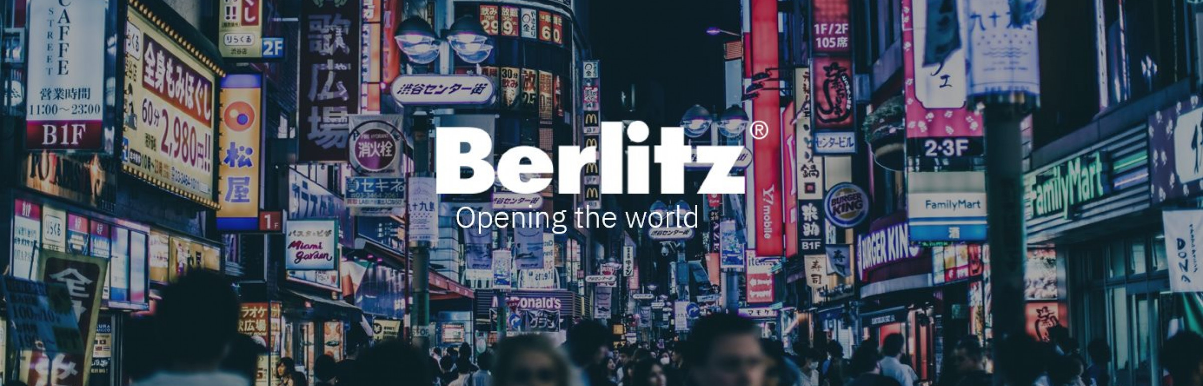 Banner BERLITZ LANGUAGE AND BUSINESS TRAINING