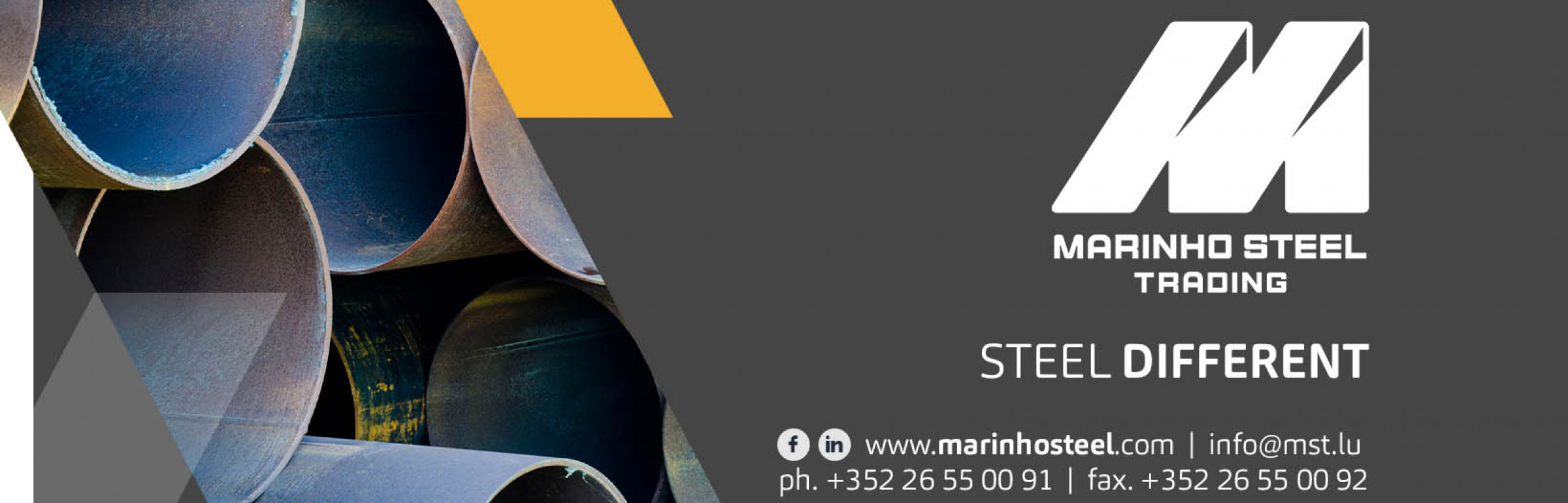 Banner Marinho Steel S.A.