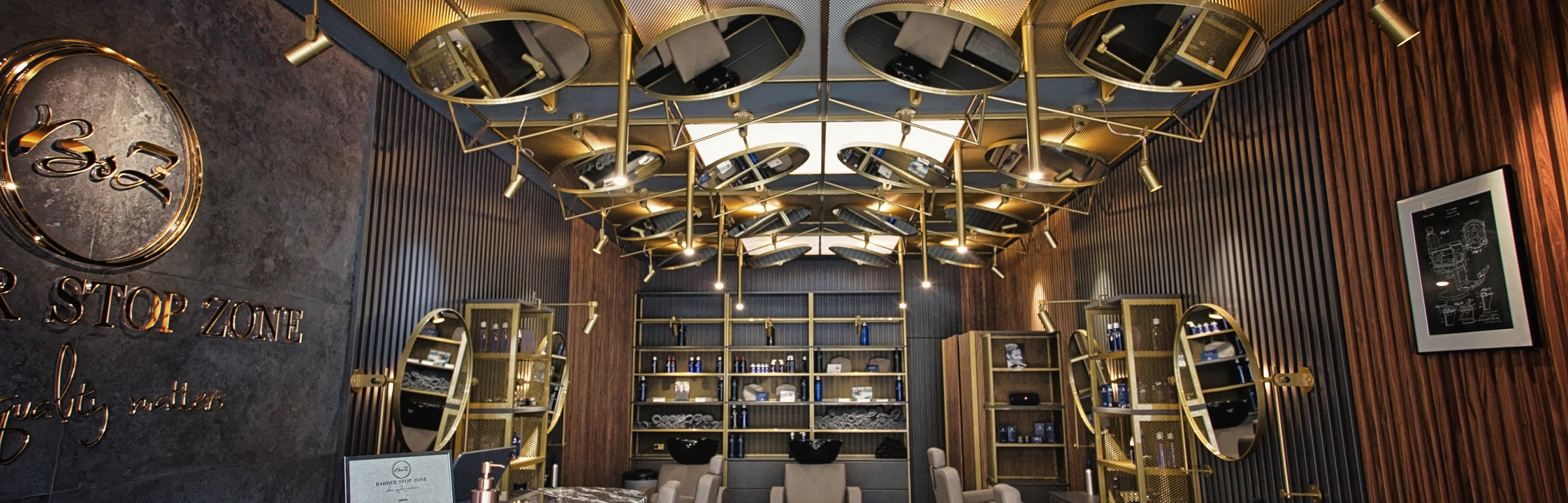 Banner Barber Stop Zone