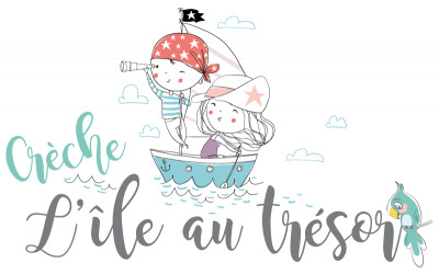 Logo Crèche L’île au trésor