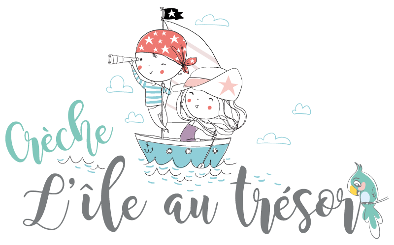 Crèche L’île au trésor logo