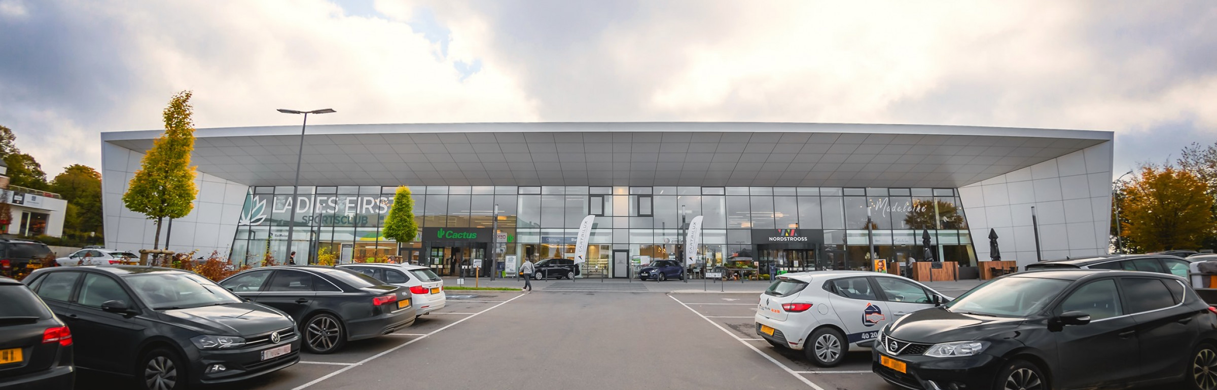 Banner Nordstrooss Shopping Mile Marnach