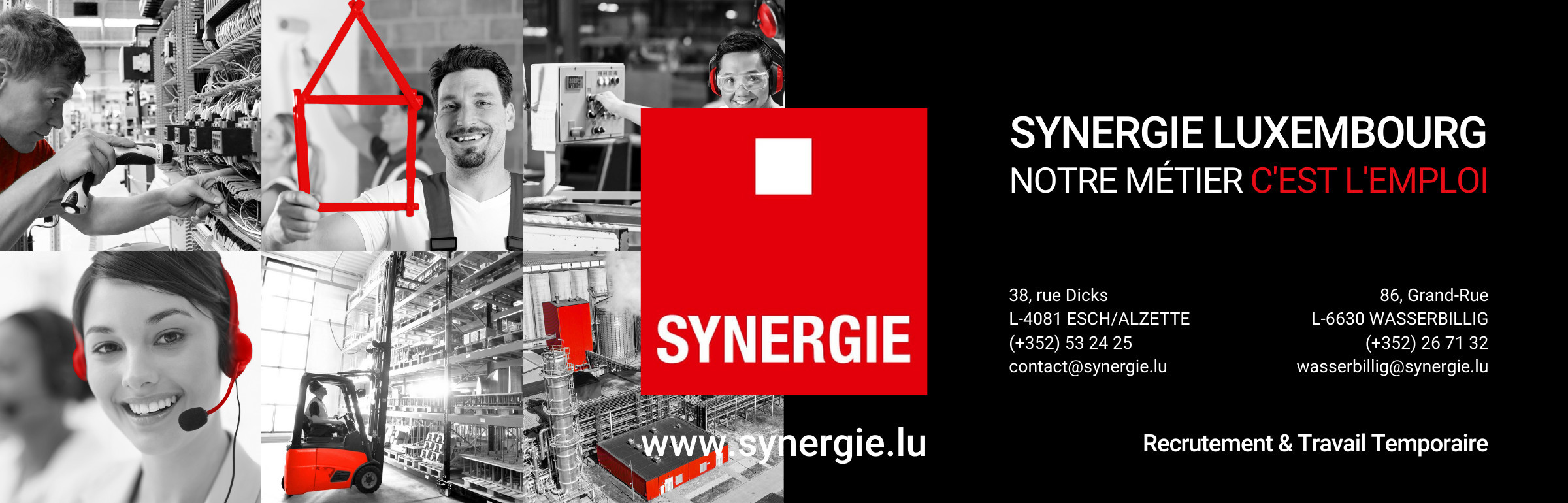 Banner SYNERGIE Wiltz