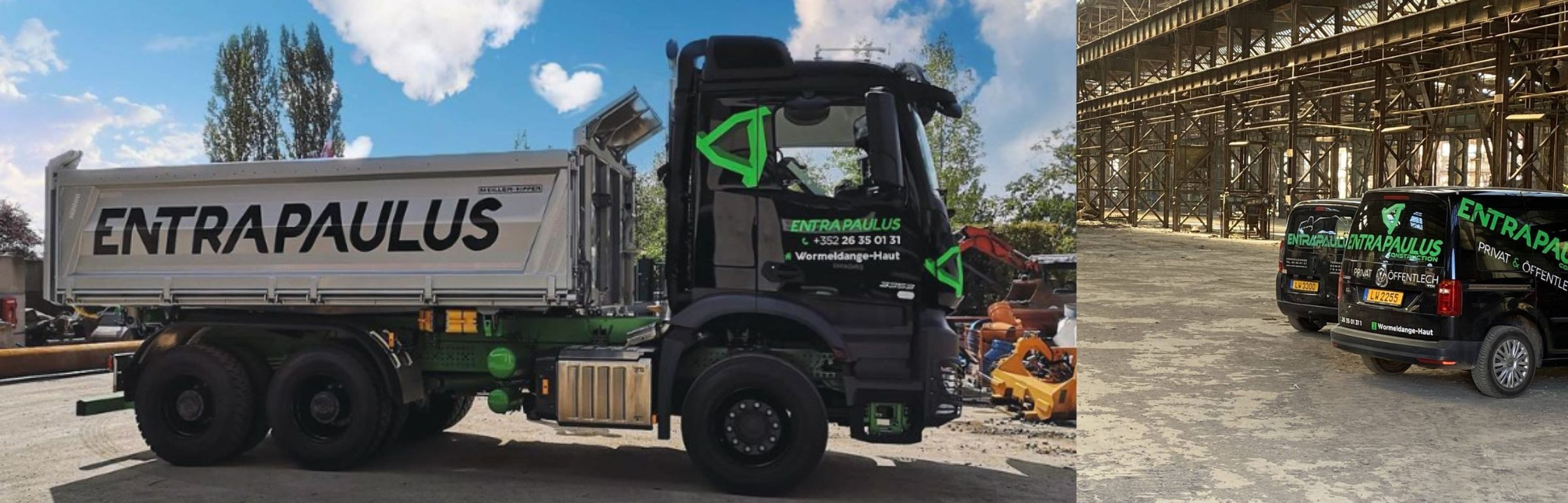 Banner Entrapaulus Construction