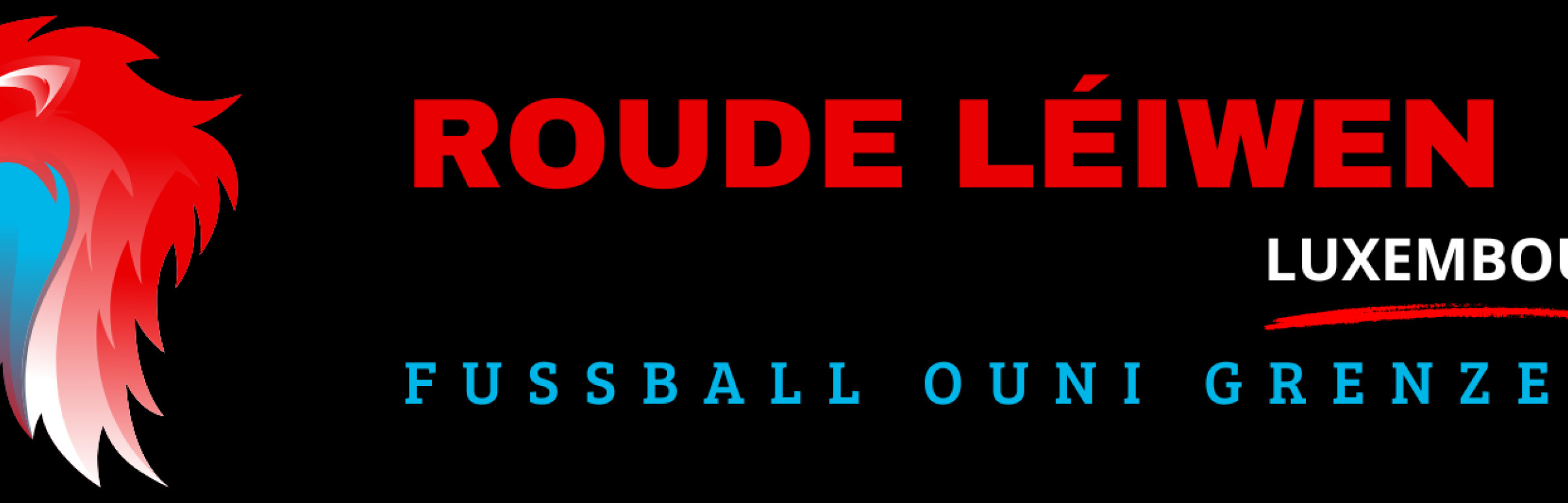 Banner ROUDE LÉIWEN FUSSBALLSCHOUL a.s.b.l