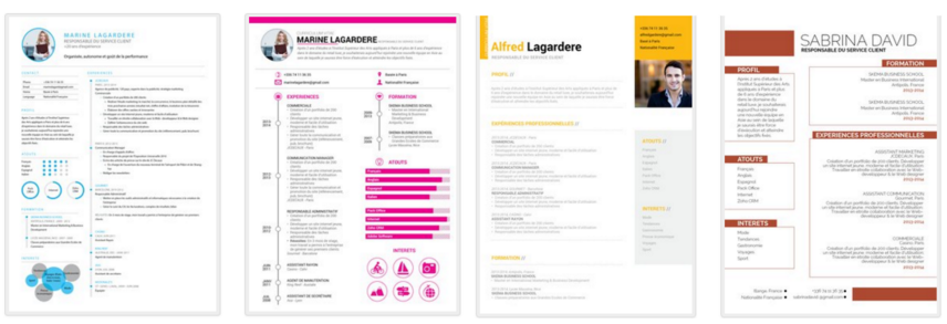 exemples de cv mycvfactory