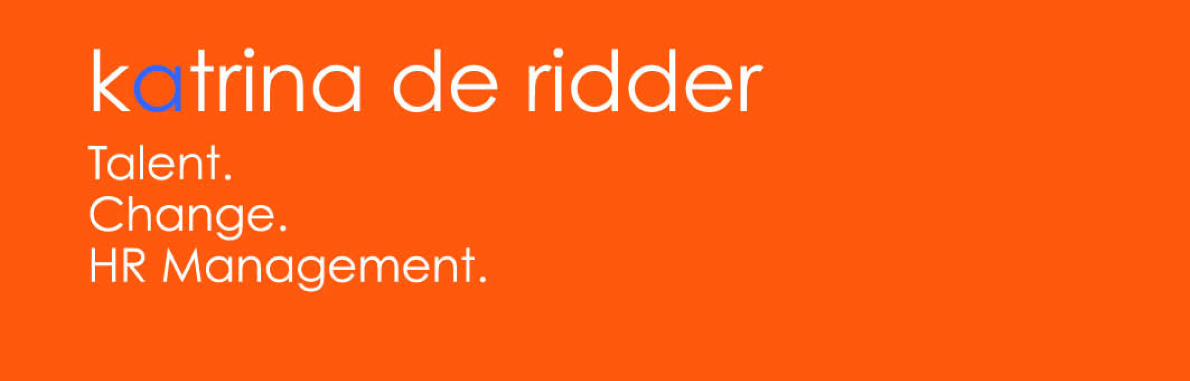 Banner Katrina de Ridder