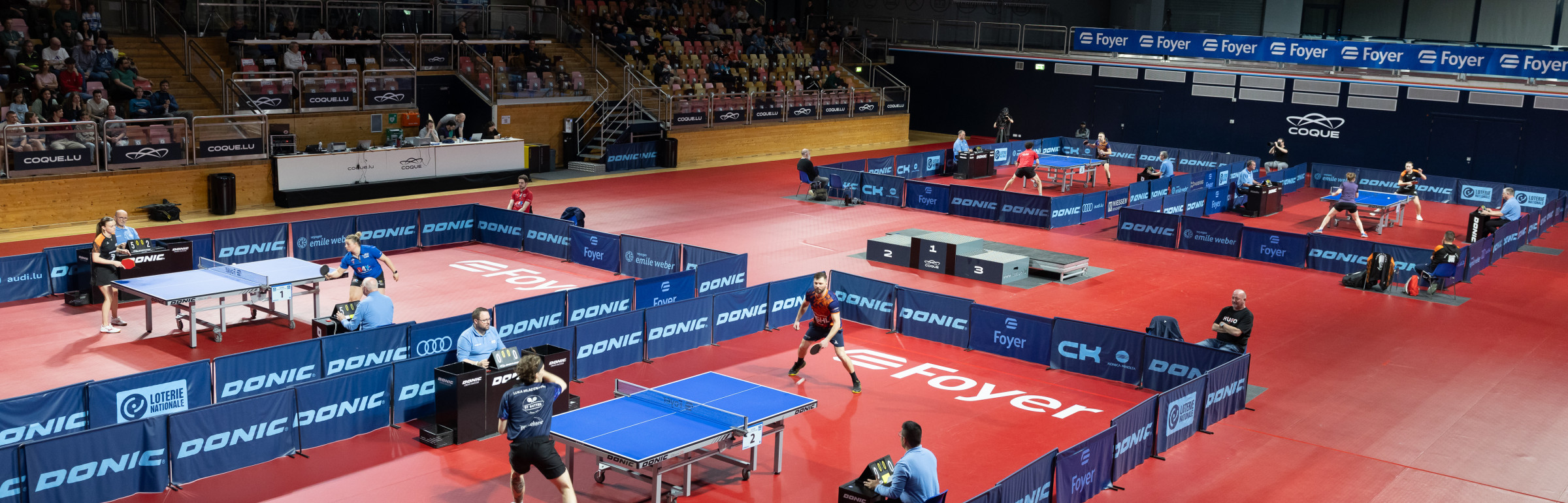 Banner Fédération Luxembourgeoise de Tennis de Table