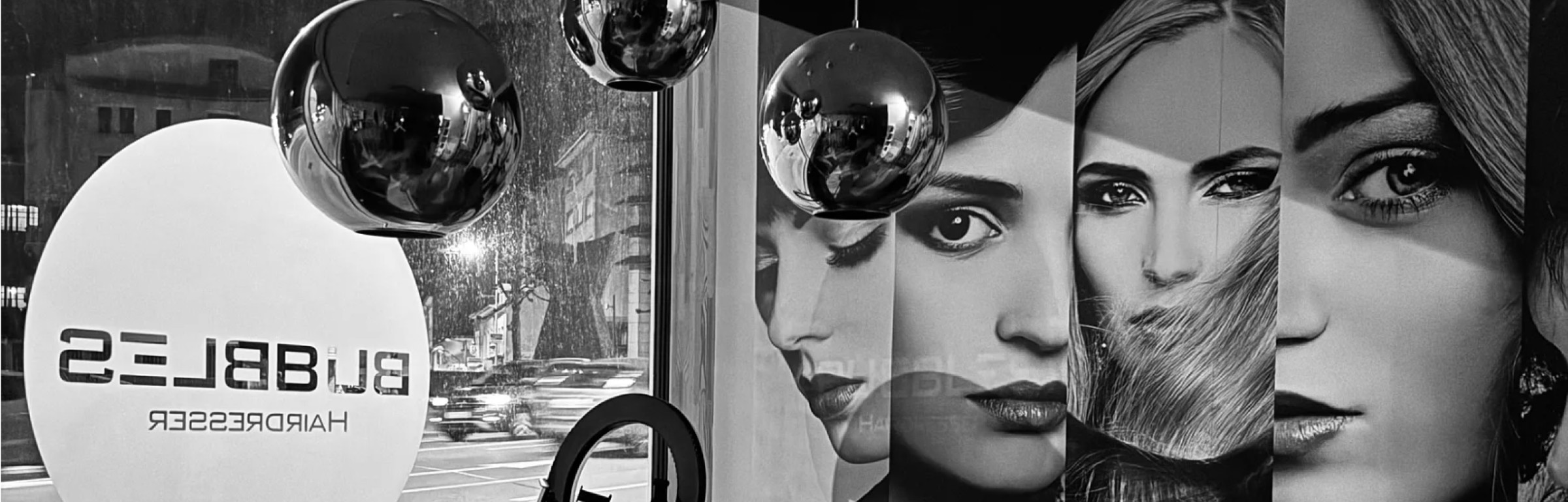 Banner Bubbles Hairdresser