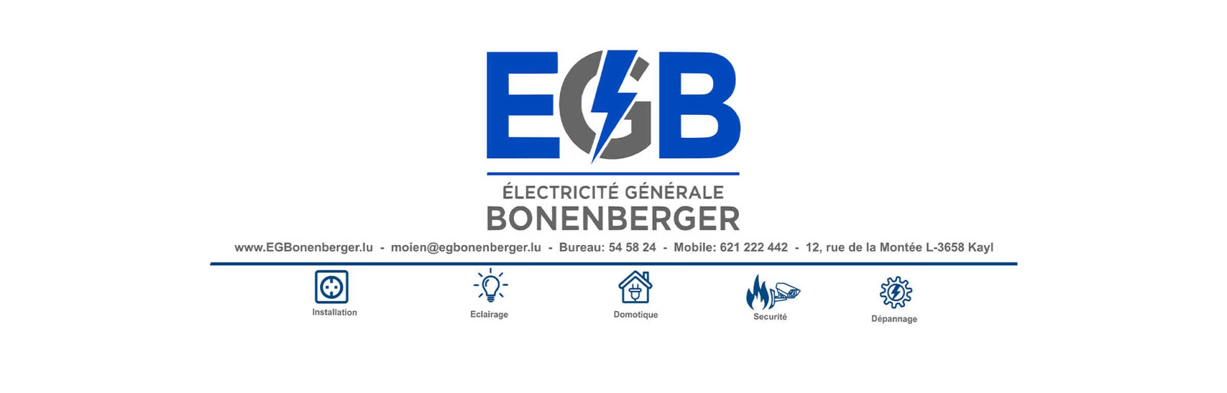 Banner Electricité Générale Bonenberger