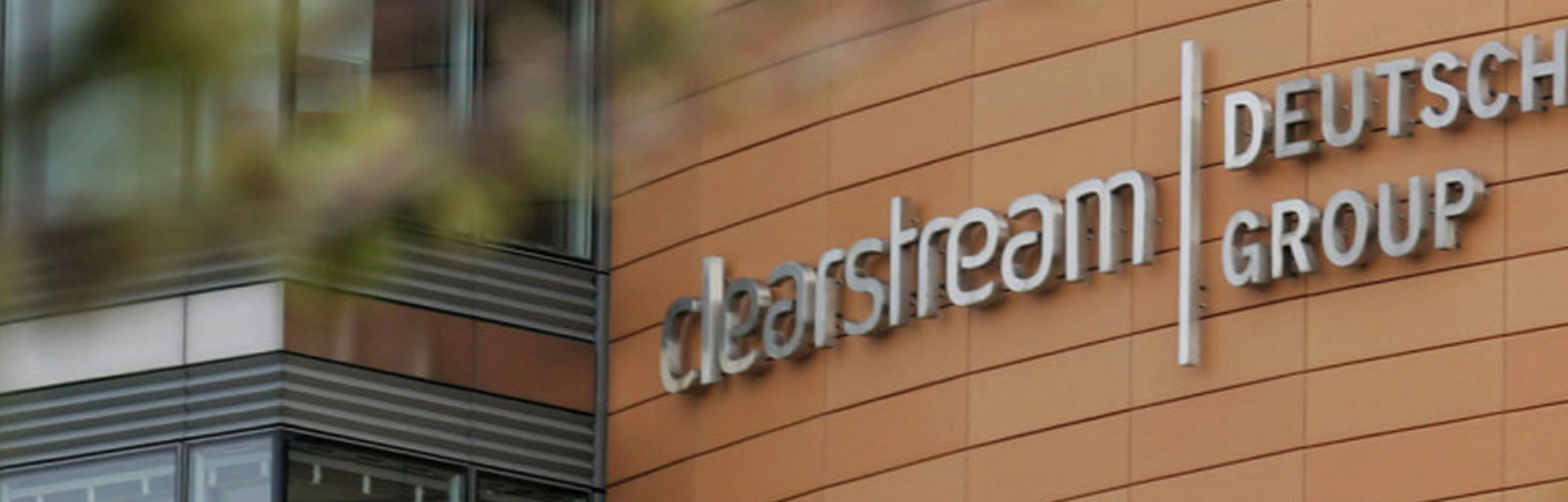 Banner Clearstream, part of Deutsche Börse Group