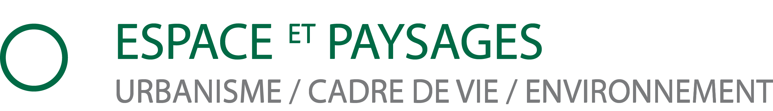 Espace et paysages logo