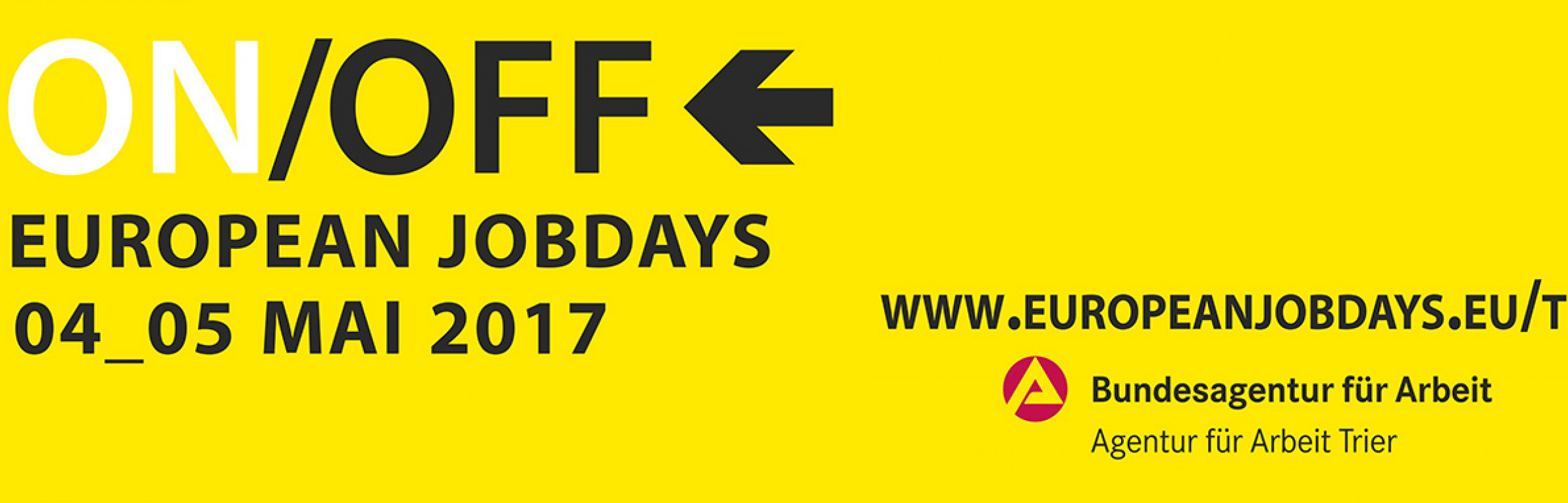 Banner Bundesagentur für Arbeit Trier