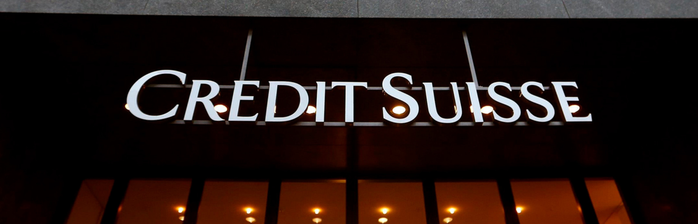 Banner Credit Suisse in Luxembourg