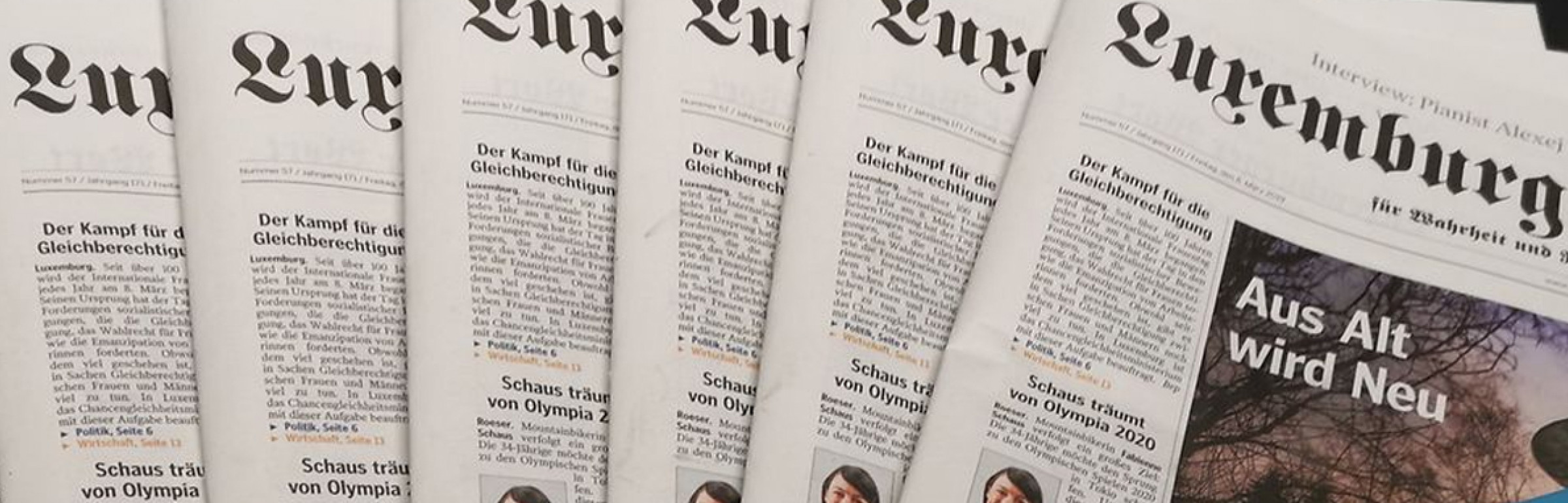 Banner LUXEMBURGER WORT