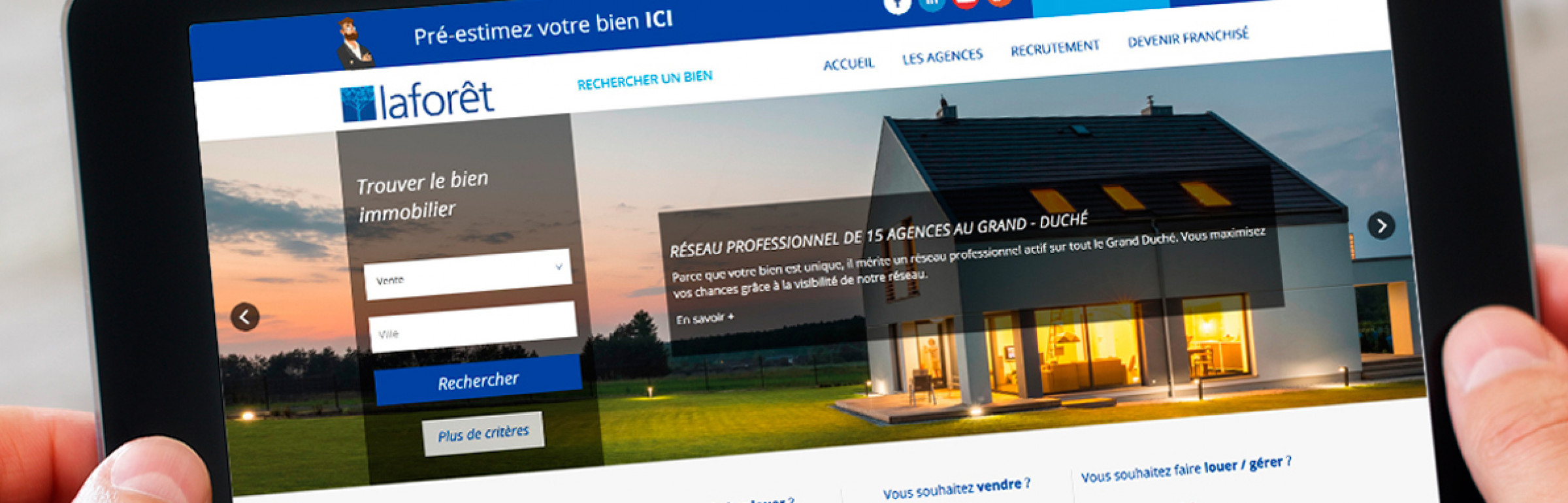 Banner Laforêt Luxembourg